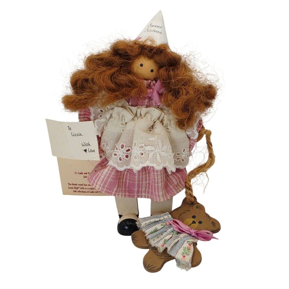 Lizzie High Society Sweet Sixteen Girl Ornament Multicolor 2001 USA Birthday